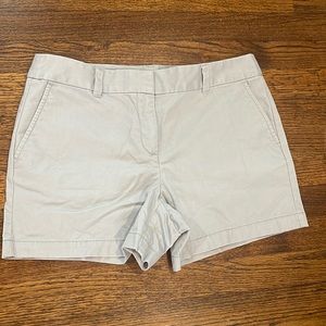 Loft gray chino shorts
